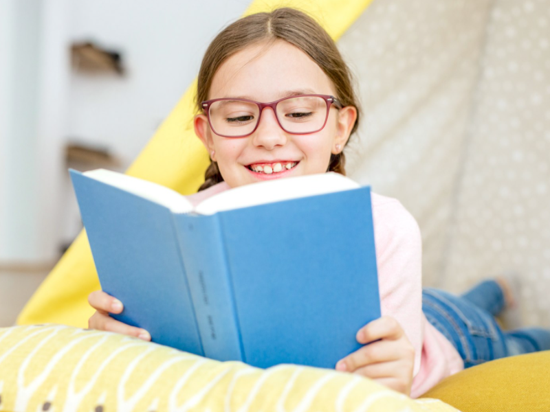 Girl Reading a Book