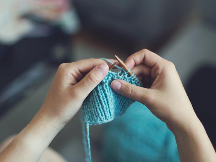 Knitting Hands